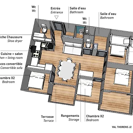 Appartement Nazca J2 Val Thorens